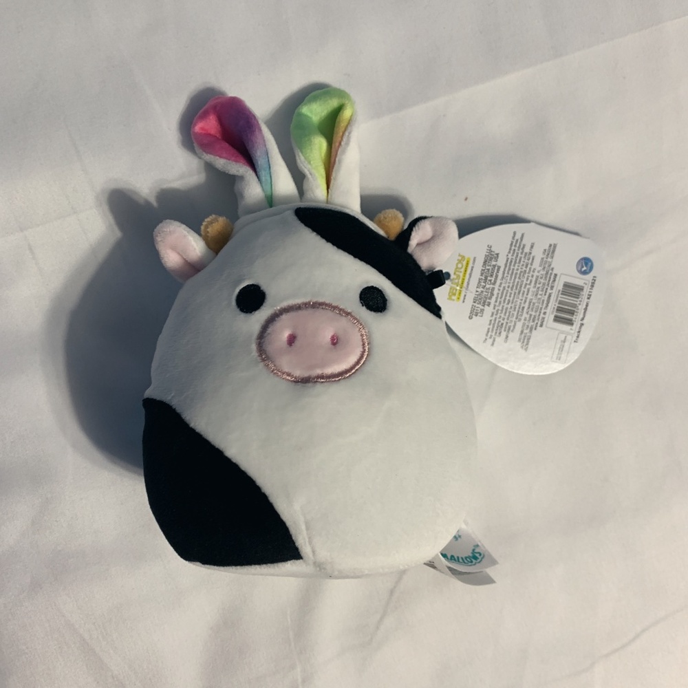 NWT Connor the Cow Easter Squishmallow 4.5in
